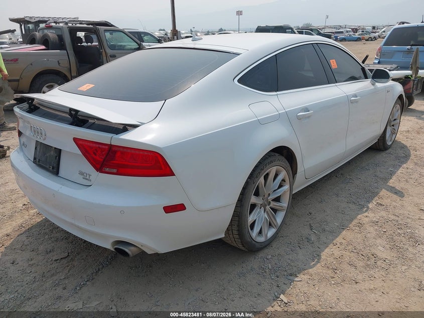 2013 Audi A7 VIN WAUYGAFC2DN062091 IAAI salvage auction — BIOHAZARD/CHEMICAL, Salvage Title, sold $1,250 on 2026-09-07 (photo 4)