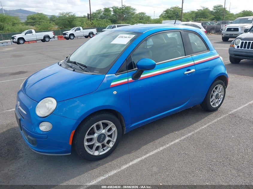 2015 Fiat 500 VIN 3C3CFFAR8FT558531 IAAI salvage auction — NORMAL WEAR, Clear (Hawaii), sold $100 on 2026-08-18 (photo 2)