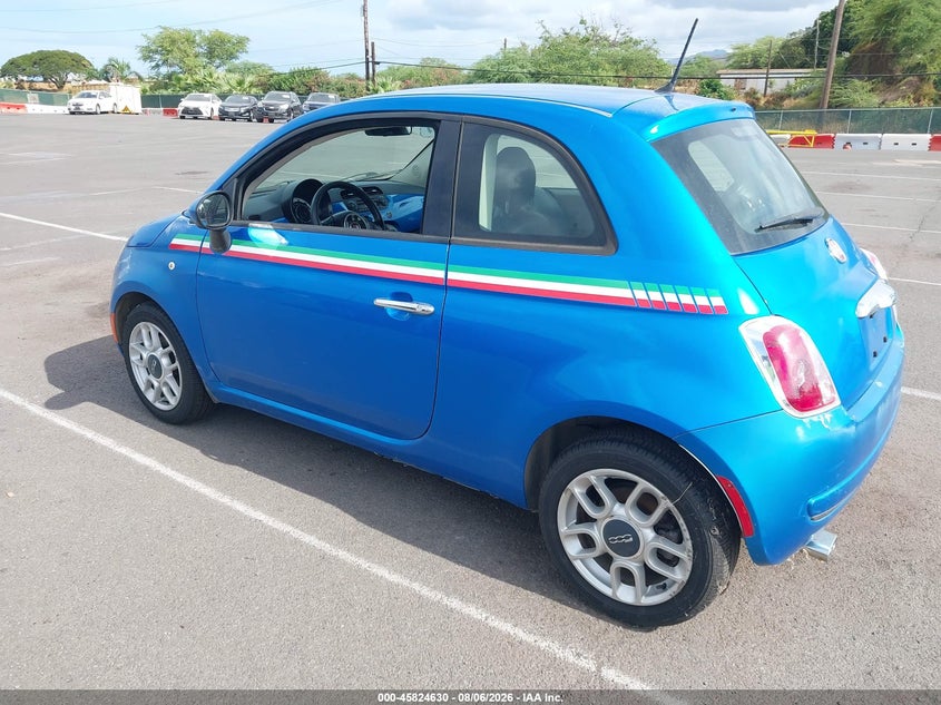 2015 Fiat 500 VIN 3C3CFFAR8FT558531 IAAI salvage auction — NORMAL WEAR, Clear (Hawaii), sold $100 on 2026-08-18 (photo 3)