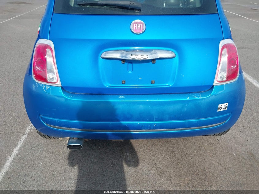 2015 Fiat 500 VIN 3C3CFFAR8FT558531 IAAI salvage auction — NORMAL WEAR, Clear (Hawaii), sold $100 on 2026-08-18 (photo 6)