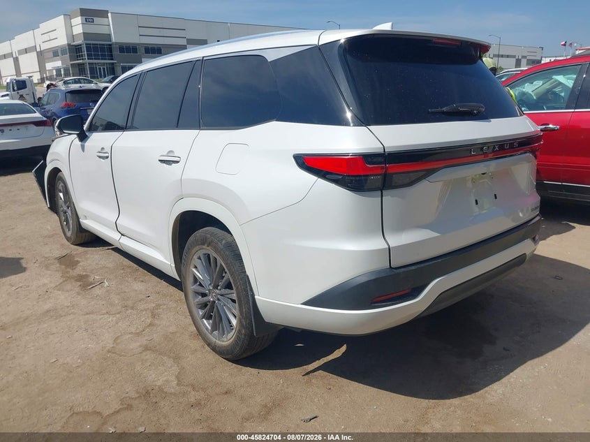 2024 Lexus Tx VIN 5TDAAAA63RS005682 IAAI salvage auction — FRONT END, Salvage Title, sold $14,975 on 2026-09-09 (photo 3)