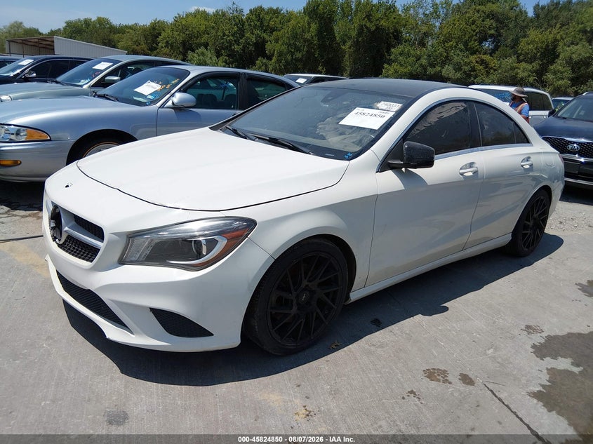 2015 Mercedes-benz Cla-klasse VIN WDDSJ4EB3FN171107 IAAI salvage auction — FRONT END, Clear (New Mexico), sold $850 on 2026-08-17 (photo 2)