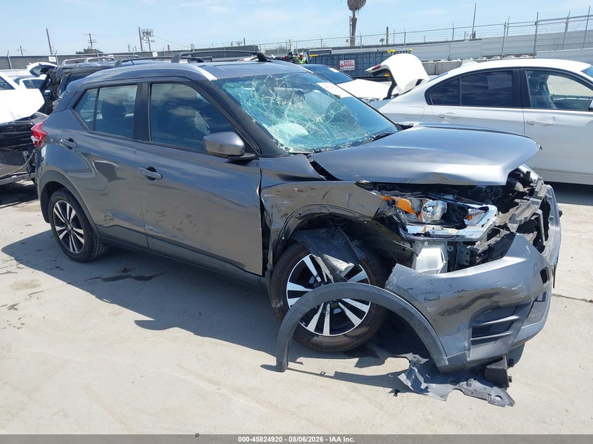 2019 Nissan Kicks VIN 3N1CP5CU6KL518319 IAAI salvage auction — FRONT END, Salvage Title, sold $1,600 on 2026-08-21 (photo 1)