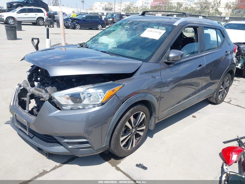 2019 Nissan Kicks VIN 3N1CP5CU6KL518319 IAAI salvage auction — FRONT END, Salvage Title, sold $1,600 on 2026-08-21 (photo 2)