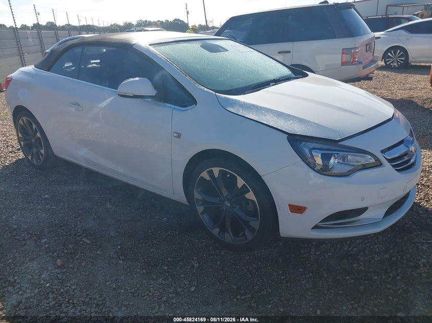 2018 Buick Cascada VIN W04WH3N58JG041990 IAAI salvage auction — WATER/FLOOD, Salvage Title, sold $2,500 on 2026-09-02 (photo 1)