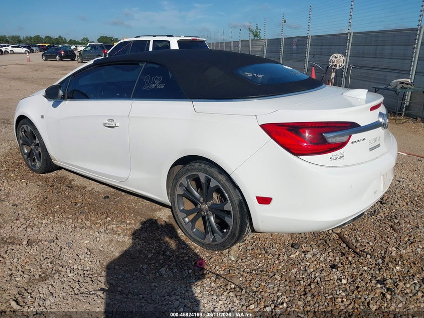 2018 Buick Cascada VIN W04WH3N58JG041990 IAAI salvage auction — WATER/FLOOD, Salvage Title, sold $2,500 on 2026-09-02 (photo 3)