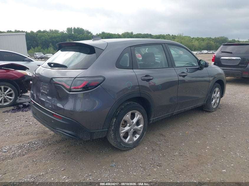 2023 Honda Hr-v VIN 3CZRZ2H33PM728811 IAAI salvage auction — FRONT & REAR, Salvage (Ohio), sold $7,500 on 2026-08-21 (photo 4)