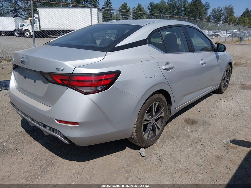 2023 Nissan Sentra VIN 3N1AB8CV8PY314129 IAAI salvage auction — FRONT END, Enterprise Vehicles Clear Only (Washington), sold $9,950 on 2026-08-19 (photo 4)