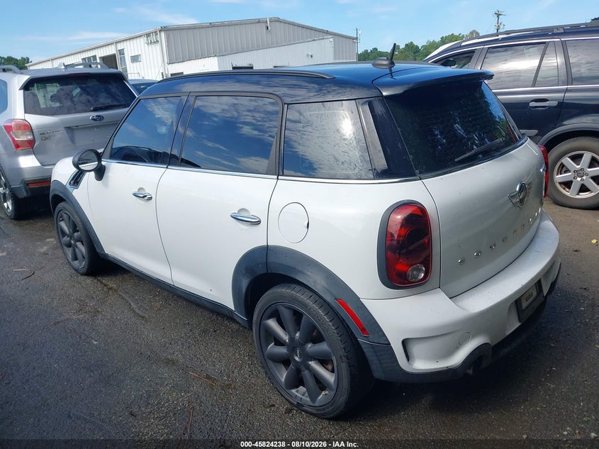 2014 Mini Countryman VIN WMWZC3C57EWP27029 IAAI salvage auction — NORMAL WEAR, Clear-Dealer Only (North Carolina), sold $275 on 2026-08-20 (photo 3)
