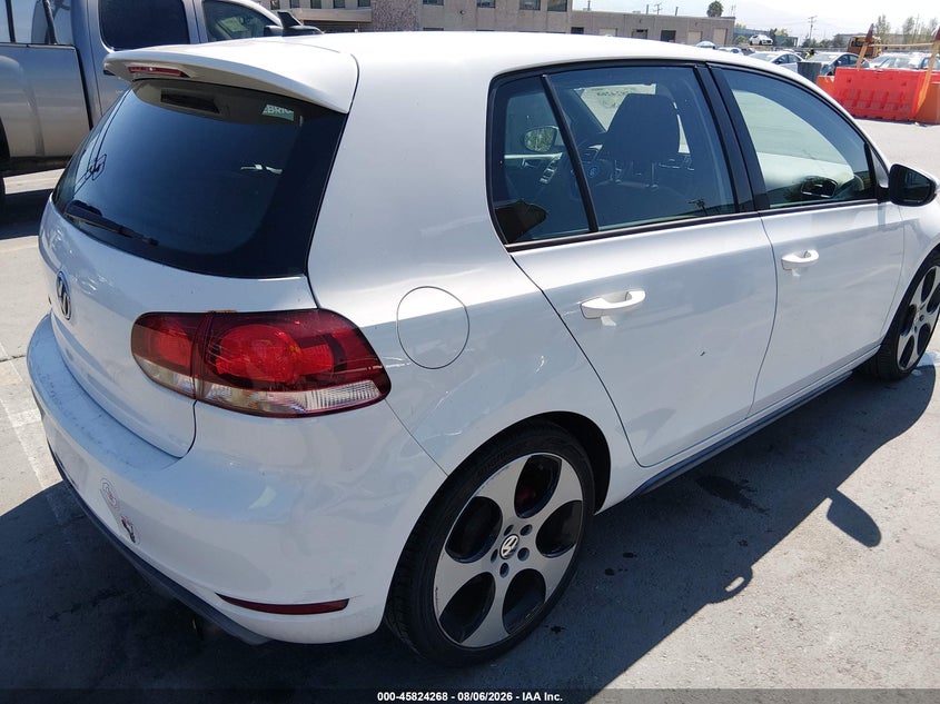 2011 Volkswagen Gti VIN WVWHD7AJ3BW128305 IAAI salvage auction — NORMAL WEAR, Clear - Dealer Only (California), sold $2,650 on 2026-08-17 (photo 6)