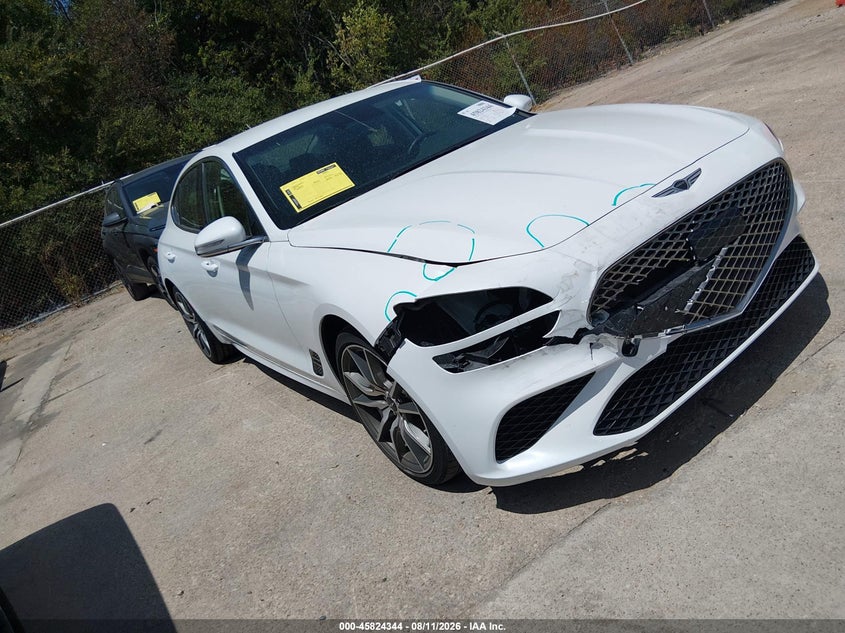 2025 Genesis G70 VIN KMTG34SC4SU149299 — IAAI salvage auction photo