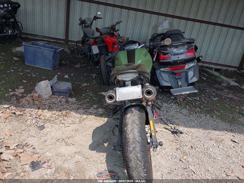 2009 Ducati Monster VIN ZDM1RADN79B002338 IAAI salvage auction — SIDE, Clear (Indiana), sold $1,000 on 2026-09-09 (photo 6)