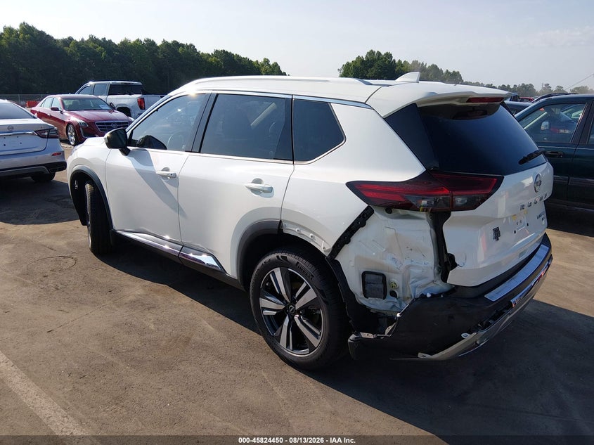 2022 Nissan Rogue VIN JN8BT3DD0NW273933 IAAI salvage auction — REAR END, Salvage (North Carolina), sold $9,700 on 2026-08-23 (photo 3)