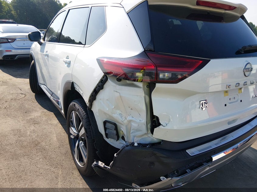 2022 Nissan Rogue VIN JN8BT3DD0NW273933 IAAI salvage auction — REAR END, Salvage (North Carolina), sold $9,700 on 2026-08-23 (photo 6)