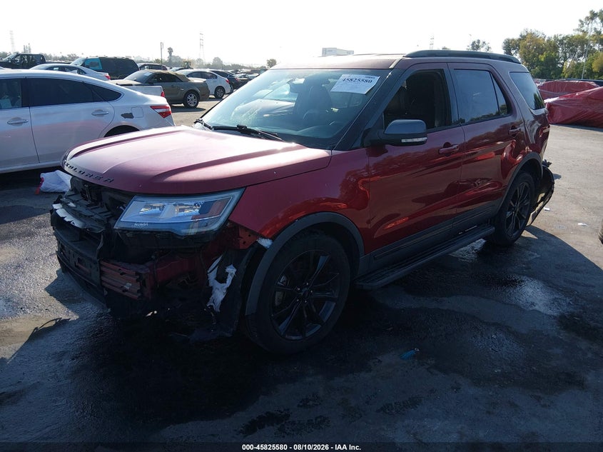 2018 Ford Explorer VIN 1FM5K7D82JGA25687 IAAI salvage auction — RIGHT FRONT, Salvage (California), sold $3,650 on 2026-08-24 (photo 2)