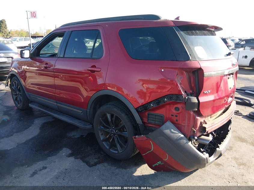 2018 Ford Explorer VIN 1FM5K7D82JGA25687 IAAI salvage auction — RIGHT FRONT, Salvage (California), sold $3,650 on 2026-08-24 (photo 3)