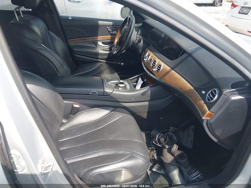 2014 Mercedes-benz S-klasse VIN WDDUG8FB4EA061248 IAAI salvage auction — FRONT & REAR, Clear (Georgia), sold $3,575 on 2026-08-11 (photo 5)