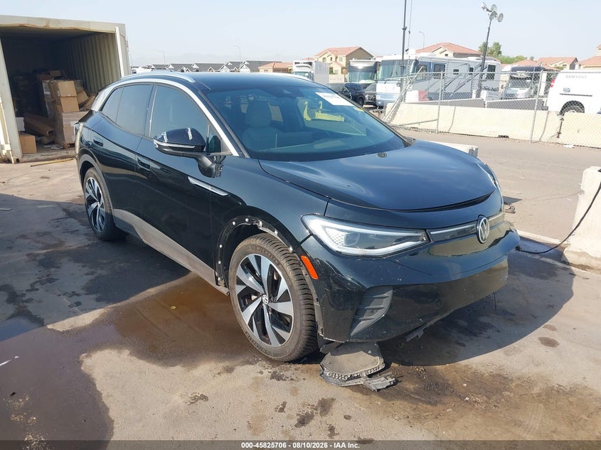 2021 Volkswagen Id.4 VIN WVGKMPE20MP060790 IAAI salvage auction — LEFT FRONT, Salvage (Arizona), sold $6,200 on 2026-08-13 (photo 1)