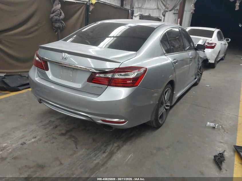 2017 Honda Accord VIN 1HGCR2F5XHA145734 IAAI salvage auction — FRONT END, Salvage Title, sold $1,850 on 2026-09-08 (photo 4)
