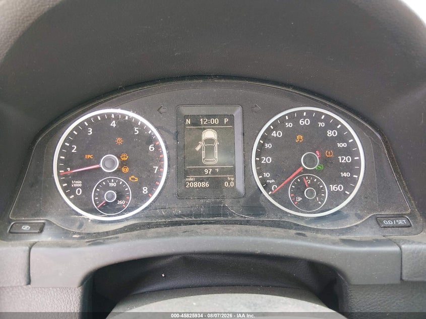 2010 Volkswagen Tiguan VIN WVGBV7AX1AW514058 IAAI salvage auction — NORMAL WEAR, Clear (Colorado), sold $50 on 2026-08-12 (photo 7)
