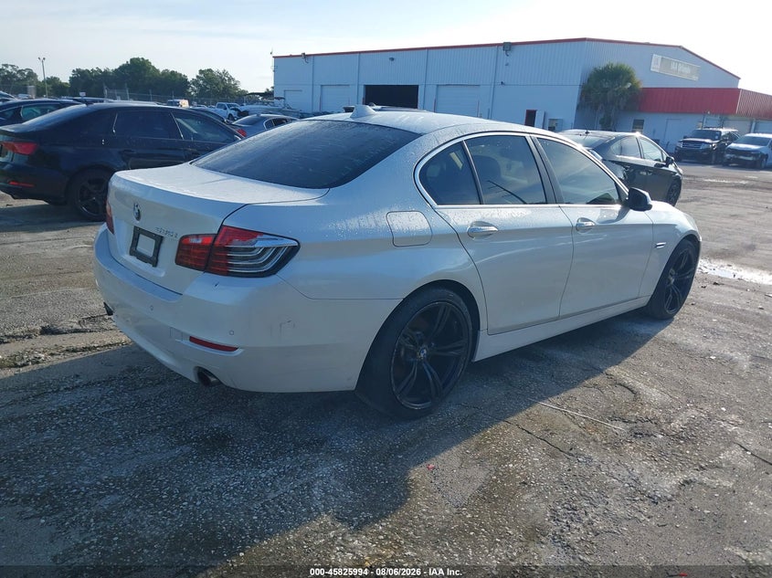 2015 BMW 5er VIN WBA5B1C52FD922376 IAAI salvage auction — MECHANICAL, Clear (Florida), sold $1,800 on 2026-08-19 (photo 4)
