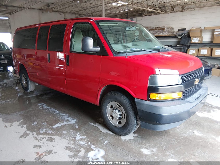 2019 Chevrolet Express 3500 VIN 1GAZGNFG9K1354027 — IAAI salvage auction photo