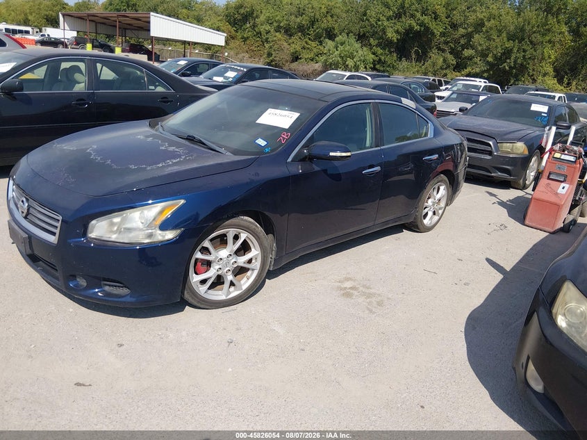 2014 Nissan Maxima VIN 1N4AA5AP6EC485766 IAAI salvage auction — NORMAL WEAR, Original (Texas), sold $425 on 2026-08-26 (photo 2)