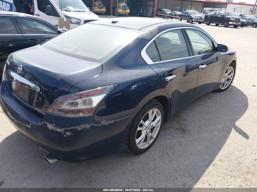 2014 Nissan Maxima VIN 1N4AA5AP6EC485766 IAAI salvage auction — NORMAL WEAR, Original (Texas), sold $425 on 2026-08-26 (photo 4)
