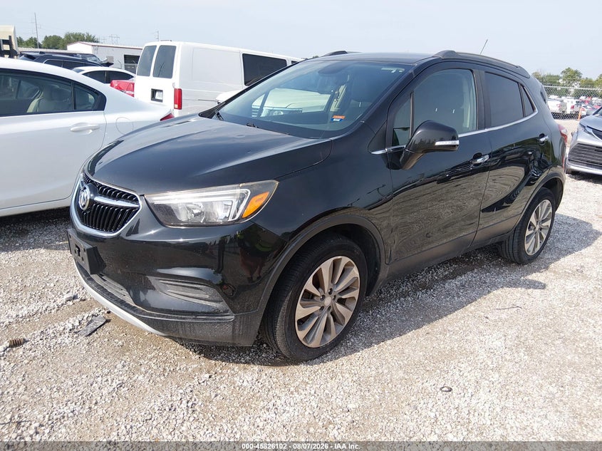 2017 Buick Encore VIN KL4CJASB0HB044508 IAAI salvage auction — NORMAL WEAR, Salvage Title, sold $2,000 on 2026-08-25 (photo 2)