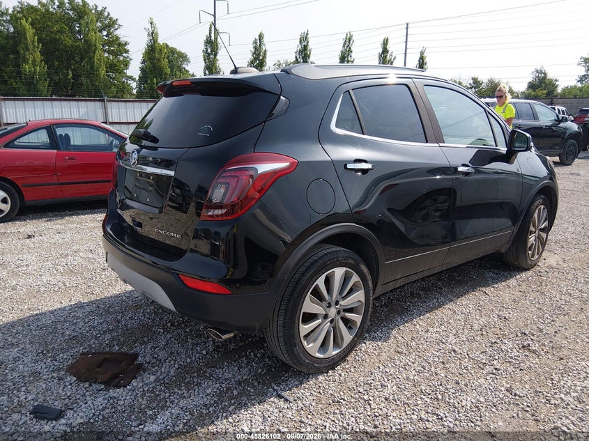 2017 Buick Encore VIN KL4CJASB0HB044508 IAAI salvage auction — NORMAL WEAR, Salvage Title, sold $2,000 on 2026-08-25 (photo 4)