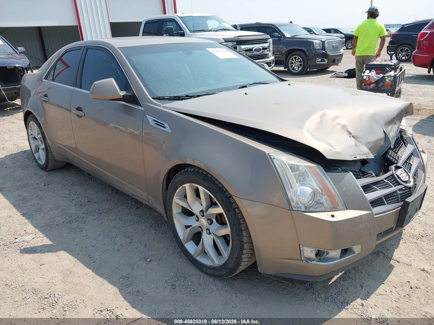 2008 Cadillac Cts VIN 1G6DT57V580151065 IAAI salvage auction — FRONT END, Clear (Montana), sold $200 on 2026-08-31 (photo 1)