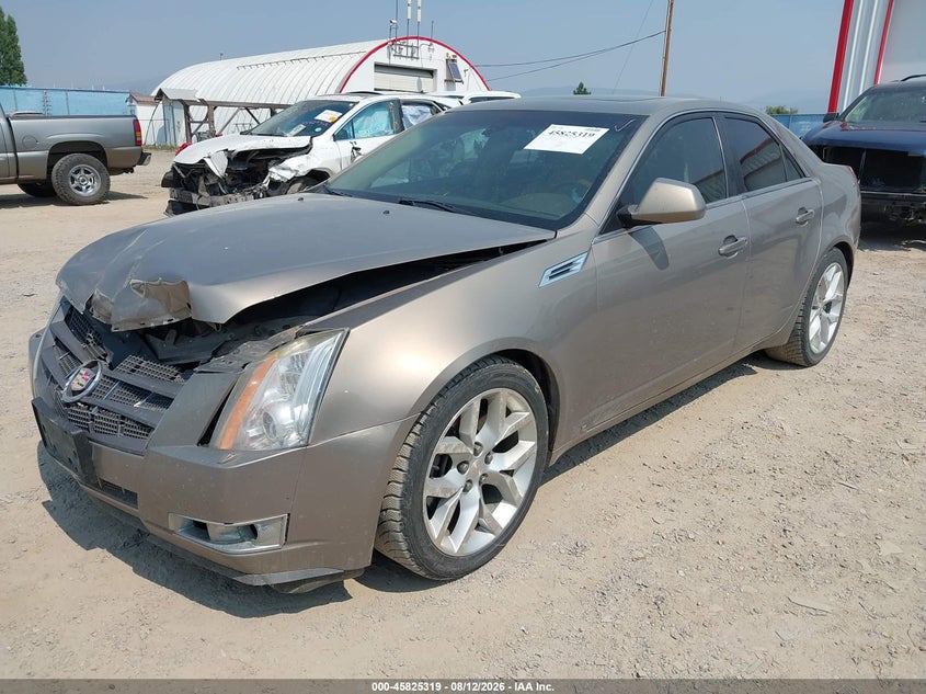 2008 Cadillac Cts VIN 1G6DT57V580151065 IAAI salvage auction — FRONT END, Clear (Montana), sold $200 on 2026-08-31 (photo 2)
