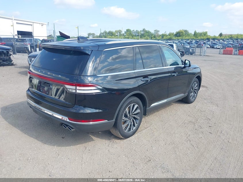 2026 Lincoln Aviator VIN 5LM5J0XC9TGL00157 IAAI salvage auction — WATER/FLOOD, Salvage (Illinois), sold $23,250 on 2026-09-21 (photo 4)