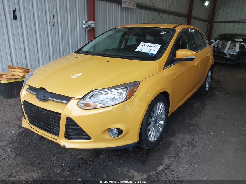 2012 Ford Focus VIN 1FAHP3N23CL111046 IAAI salvage auction — RIGHT FRONT, Clear (Virginia), sold $775 on 2026-09-27 (photo 2)