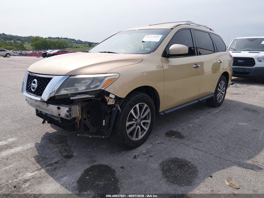 2013 Nissan Pathfinder VIN 5N1AR2MM5DC611869 IAAI salvage auction — FRONT END, Salvage (Missouri), sold $900 on 2026-09-11 (photo 2)