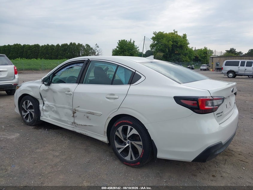 2020 Subaru LEGACY VIN 4S3BWAC68L3004314 IAAI salvage auction — LEFT SIDE, Mv-907A (New York), sold $3,050 on 2026-09-03 (photo 3)