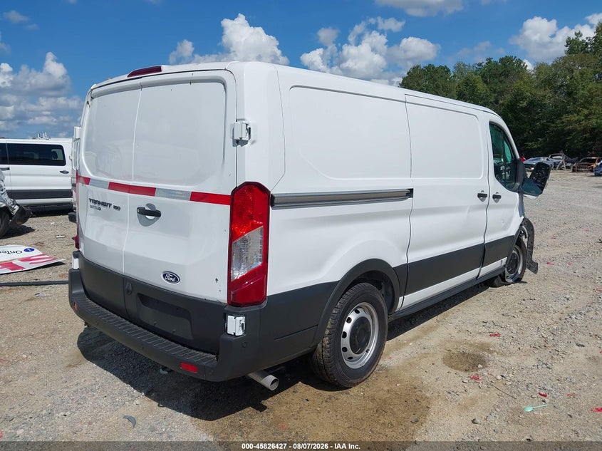 2026 Ford Transit 150 VIN 1FTYE1Y8XTKA61370 IAAI salvage auction — RIGHT FRONT, Clear (North Carolina), sold $15,200 on 2026-08-19 (photo 4)