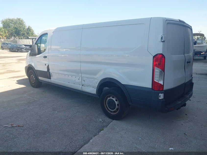 2021 Ford Transit-250 VIN 1FTBR1Y84MKA53390 IAAI salvage auction — LEFT SIDE, Clear (Florida), sold $9,250 on 2026-08-19 (photo 3)