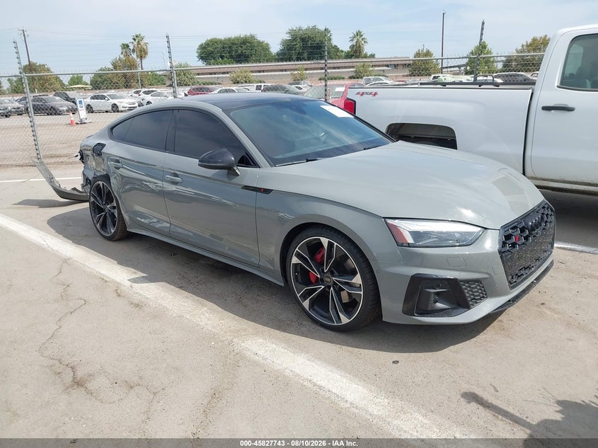 2022 Audi S5 VIN WAUB4CF59NA020859 IAAI salvage auction — REAR END, Salvage (California), sold $16,500 on 2026-09-08 (photo 1)