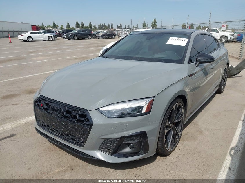 2022 Audi S5 VIN WAUB4CF59NA020859 IAAI salvage auction — REAR END, Salvage (California), sold $16,500 on 2026-09-08 (photo 2)