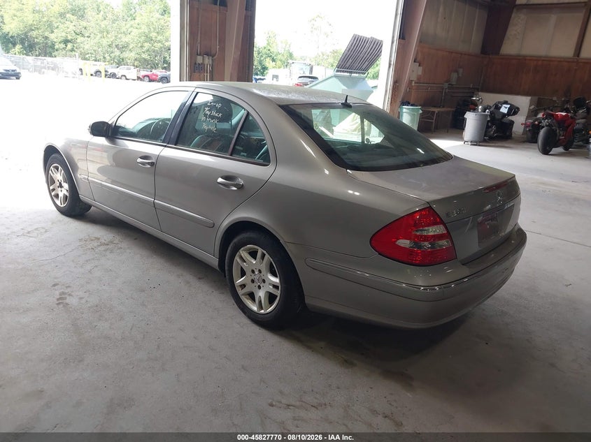 2005 Mercedes-benz E-class VIN WDBUF82J95X174814 IAAI salvage auction — MECHANICAL, Clear (New York), sold $400 on 2026-08-19 (photo 3)