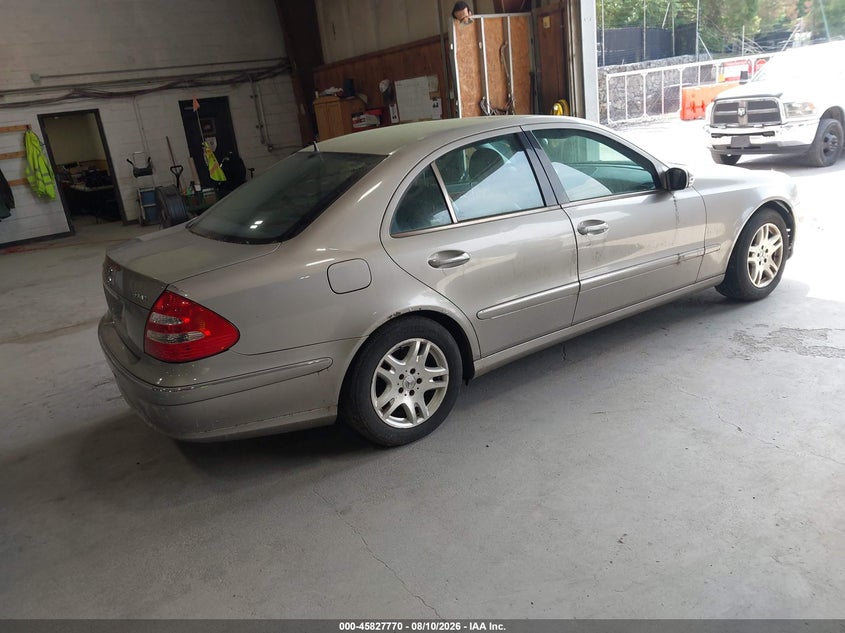 2005 Mercedes-benz E-class VIN WDBUF82J95X174814 IAAI salvage auction — MECHANICAL, Clear (New York), sold $400 on 2026-08-19 (photo 4)