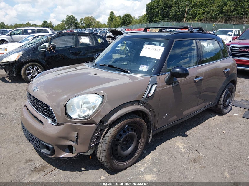 2014 Mini Countryman VIN WMWZC5C51EWP35655 IAAI salvage auction — LEFT FRONT, Salvage (Pennsylvania), sold $1,300 on 2026-09-03 (photo 2)