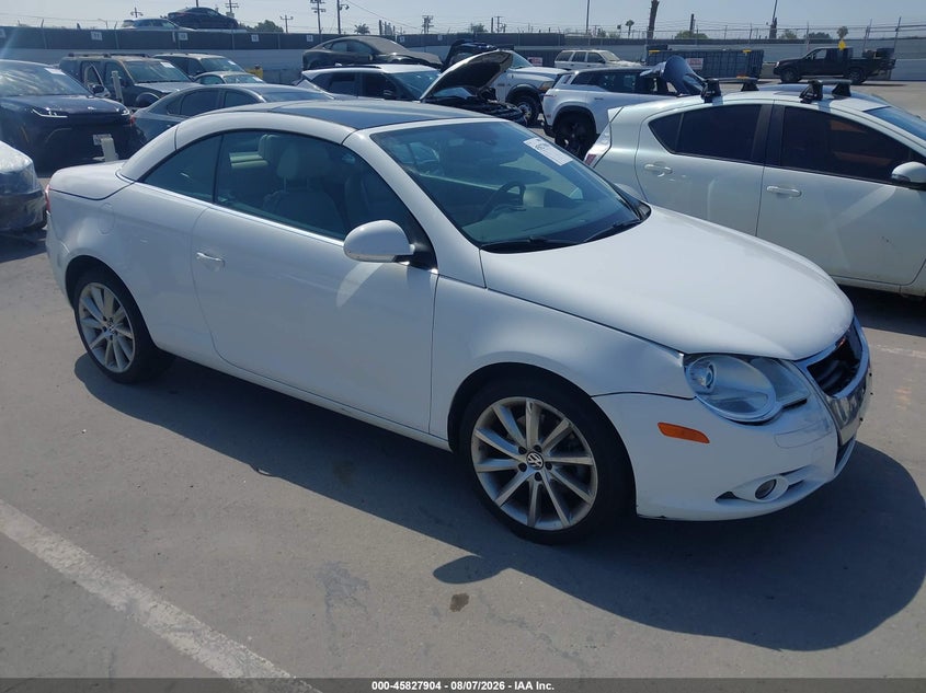 2007 Volkswagen Eos VIN WVWDA71F67V015318 IAAI salvage auction — REAR END, Salvage (California), sold $925 on 2026-08-19 (photo 1)