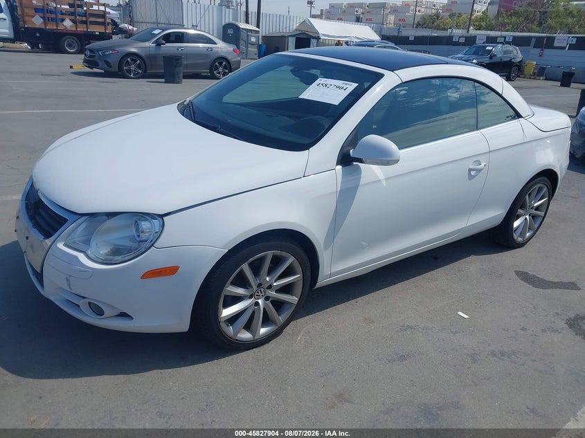 2007 Volkswagen Eos VIN WVWDA71F67V015318 IAAI salvage auction — REAR END, Salvage (California), sold $925 on 2026-08-19 (photo 2)