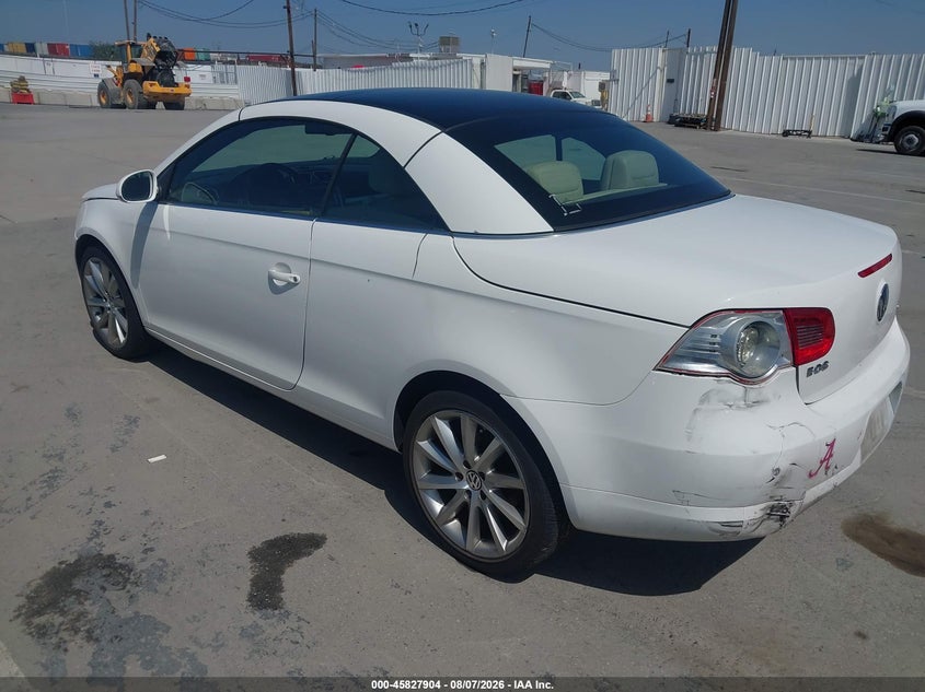 2007 Volkswagen Eos VIN WVWDA71F67V015318 IAAI salvage auction — REAR END, Salvage (California), sold $925 on 2026-08-19 (photo 3)