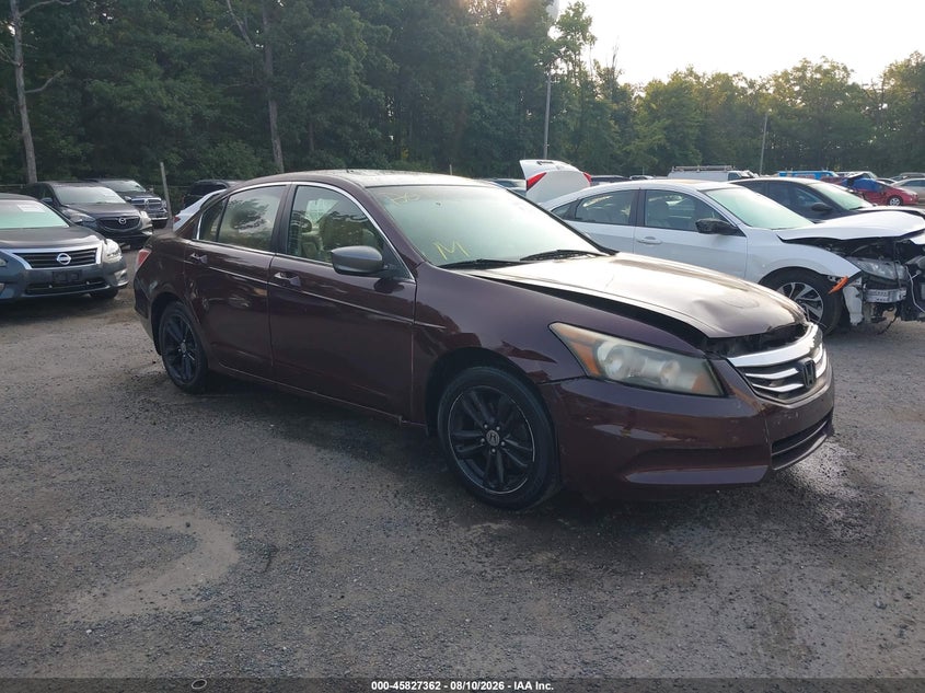 2012 Honda Accord VIN 1HGCP2F81CA036555 IAAI salvage auction — FRONT END, Salvage - Greater Than 75% (Maryland), sold $700 on 2026-08-22 (photo 1)