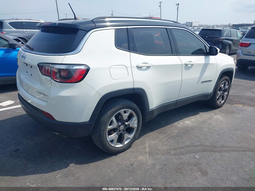 2018 Jeep Compass VIN 3C4NJDCB1JT266378 IAAI salvage auction — FRONT END, Salvage Title, sold $3,100 on 2026-08-30 (photo 4)
