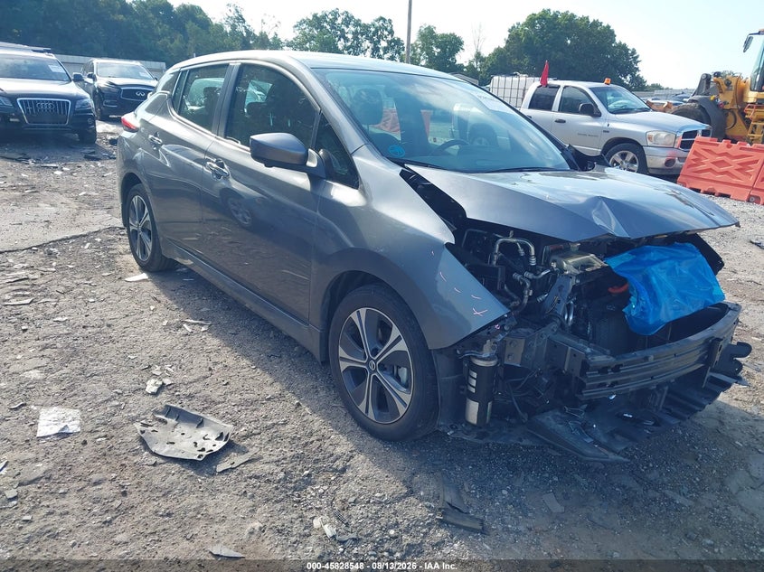 2022 Nissan Leaf VIN 1N4BZ1CV3NC559081 IAAI salvage auction — FRONT END, Salvage (North Carolina), sold $4,800 on 2026-08-30 (photo 1)