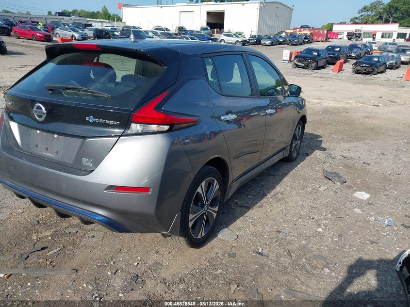 2022 Nissan Leaf VIN 1N4BZ1CV3NC559081 IAAI salvage auction — FRONT END, Salvage (North Carolina), sold $4,800 on 2026-08-30 (photo 4)